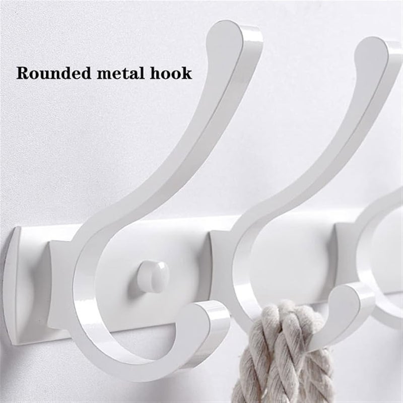 Heavy Duty Metal Wall Coat Hook Rack For Coats Hats Towels Robes Color A - Image 4