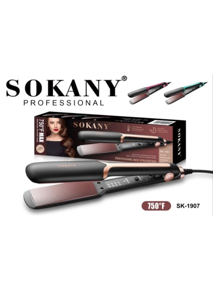 Sokany professional hair straightener sk-1907 - Image 1