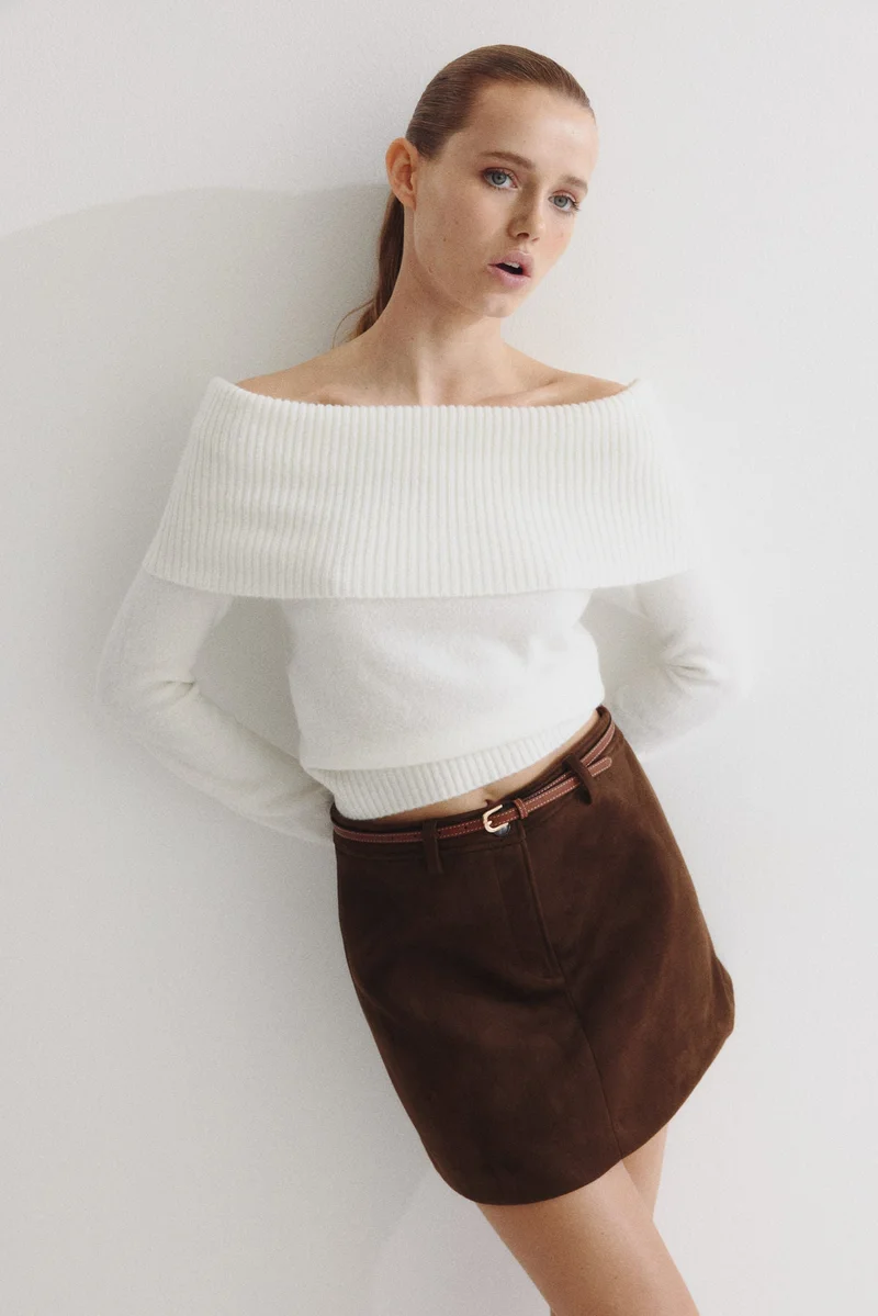H&M Off-the-shoulder jumper