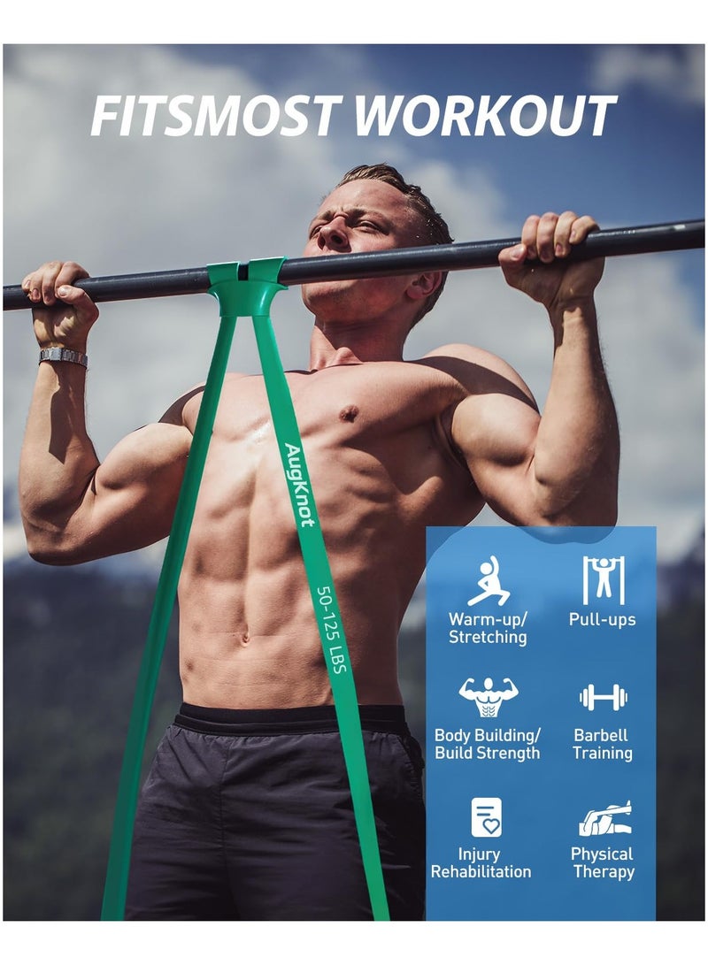 Flushrenic Resistance Belt Set, 5 pieces of different weight strength training exercise resistance rings, stretch bands, elastic bands, gym fitness yoga exercise resistance rings, suitable for arms, legs, and hips - Image 4