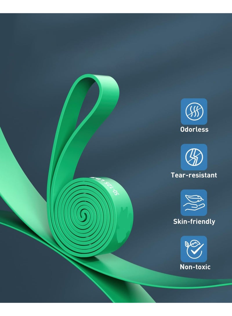 فلوشرينيك مجموعة أحزمة المقاومة، 5 قطع من حلقات المقاومة ذات الأوزان المختلفة لتمارين القوة، أحزمة التمدد، الأربطة المرنة، حلقات المقاومة لتمارين اللياقة البدنية واليوغا في الصالة الرياضية، مناسبة للذراعين والساقين والوركين - Image 3