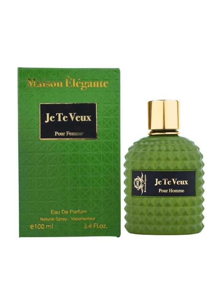 Maison Elegante Maison Elegante Je Te Veux Homme Edp 100 ML  - Image 2