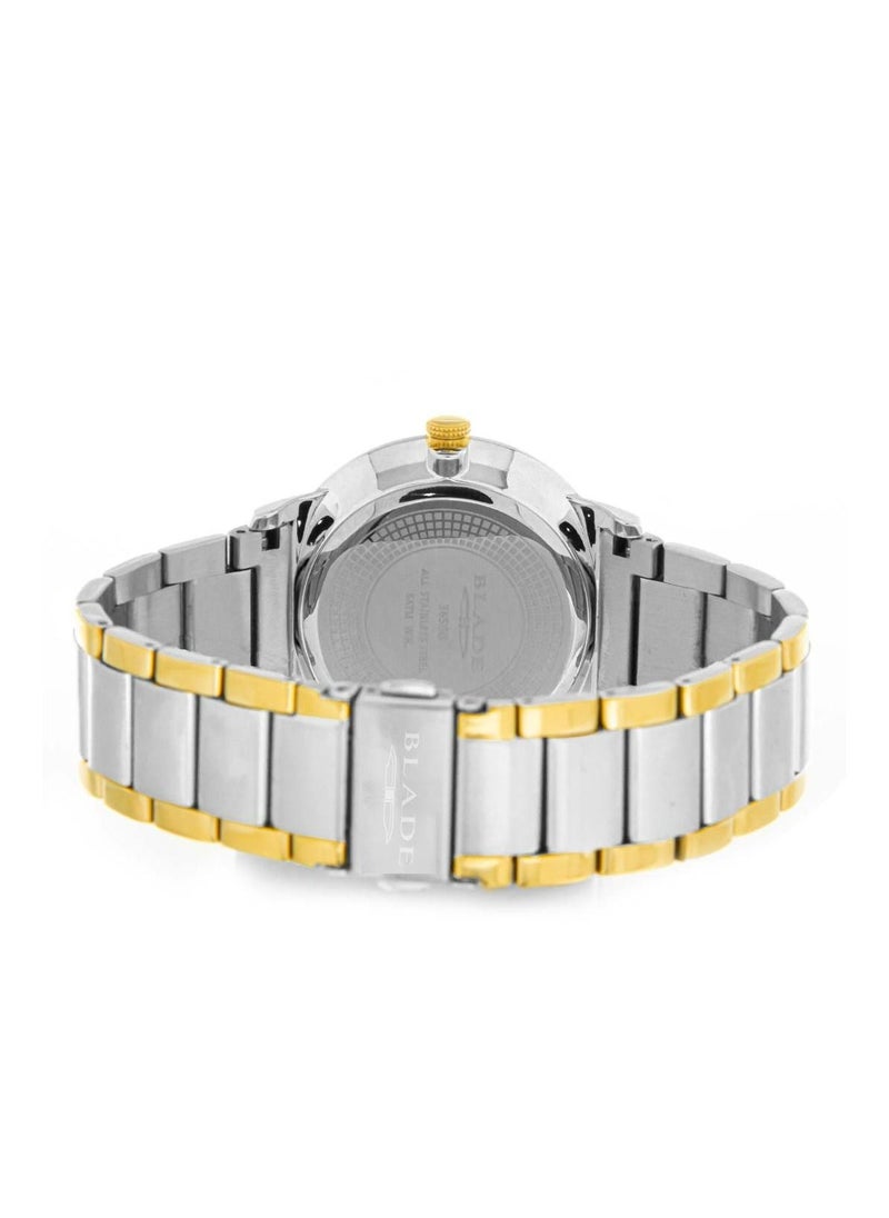 Blade - BLADE Sphere SS Ivory 3650G2TWT SS Case & Band Day-Date Men's Watch - Image 1