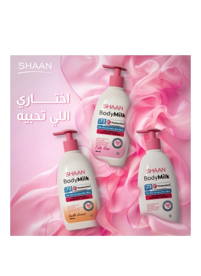 Shaan Shaan Body Milk Tulip Rose 300 ml  - Image 2