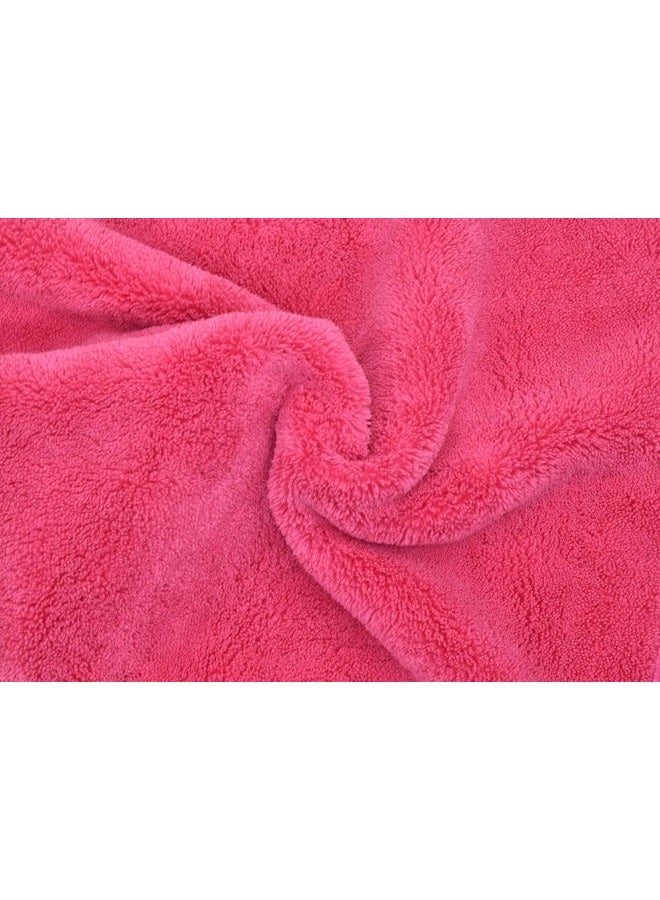 BloomSesame Makeup Remover Cloths for Face, Eye, Lips - Reusable Makeup Remover Pads Soft Microfiber Facial Cleansing Cloths 8 x 8 inch 12 Pack (Dark Pink) - Image 5