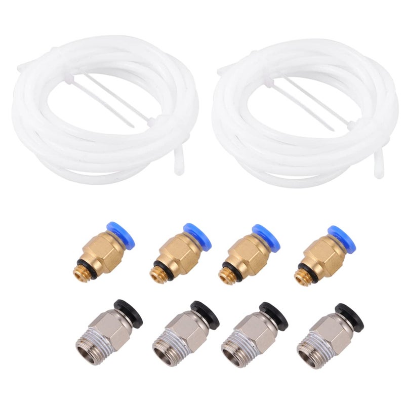 3sets PTFE Tube Quick Connector Set Quick Release Pneumatic Connector Printer Parts Heat-Resistant - Image 2