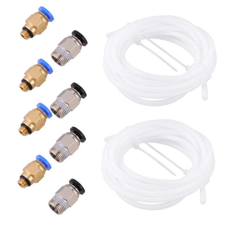 3sets PTFE Tube Quick Connector Set Quick Release Pneumatic Connector Printer Parts Heat-Resistant - Image 3