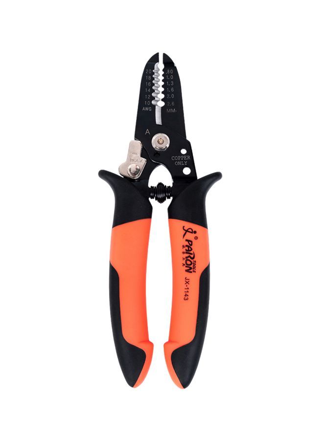 NIBEMINENT Wire Cutting Pliers Black/Orange 180x65x20millimeter - Image 2