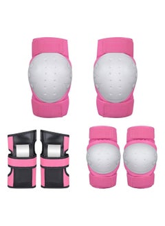 OCTOBER kids protective gear 6 packs knee pads 6pcs adults kids knee pads elbow pads wrist guards set protective gear set for skating skateboard cycling  - Image 1