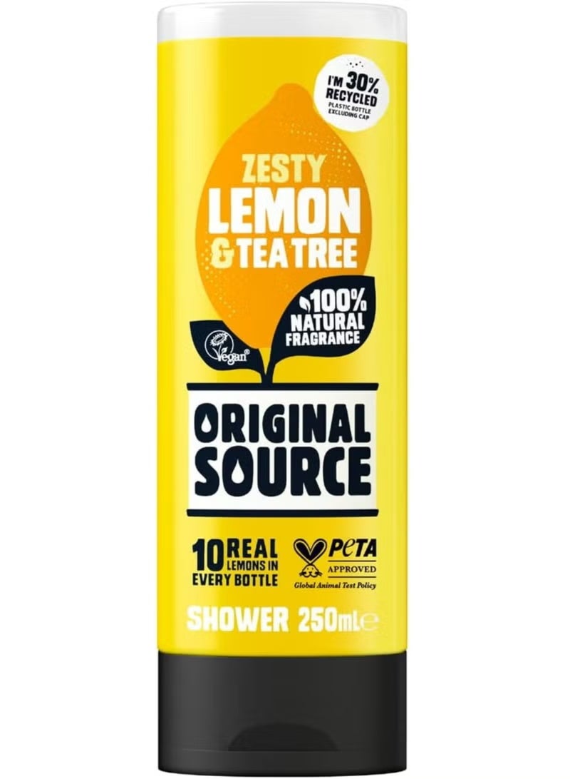 Zesty Lemon And Tea Tree Shower Gel 250 ML