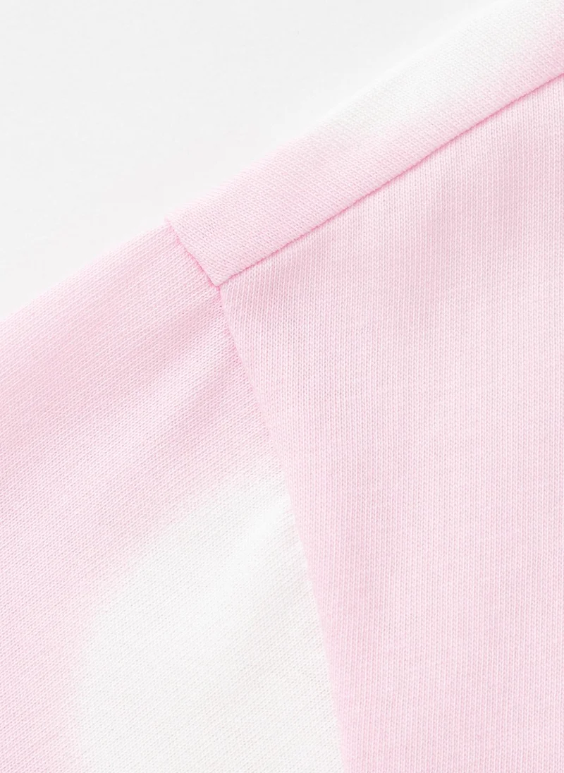 Balabala Kids Unisex Round v-neck short-sleeved T-shirt