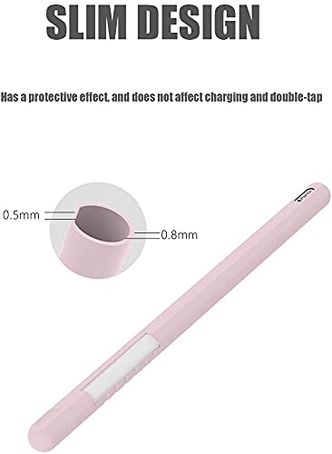 OJOS Pencil Case Compatible with Apple Pencil 2nd Gen Silicone Pencil Holder Sleeve and Nib Cover Fit iPad mini 6 2021/ iPad Air 4 Gen 2020/ iPad Pro 11/ Pro 12.9 2021/2020, Blue - Image 4