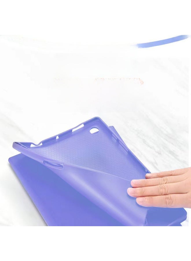 For Samsung TabA8 Bluetooth Keyboard Leather Case Xiaomi 6 Protective Case S6lite10.4 Touch S8S7FE Keyboard-Color:Sky Blue Leather Case  Normal Keyboard  Mouse-Product Type:Tab S9FE/S9/S7/S8 11 T870/X700 - Image 5