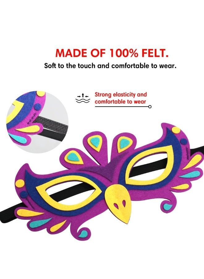 NajmStyle Bird-Wings-Costume for Kids Dress Up, Felt Feathered Owl Parrot Chicken Animal Role Play Costume, Gift for Girl Boys - Image 4