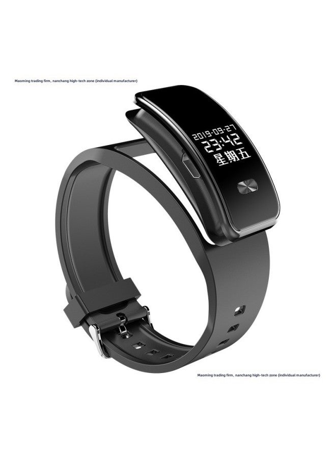 S7 Fashion Recording Bracelet Sports Pedometer Smart Bracelet HD Noise Reduction MP3 Direct Sale-Color:Without Step Counting Function-Capacity:16GB - Image 3