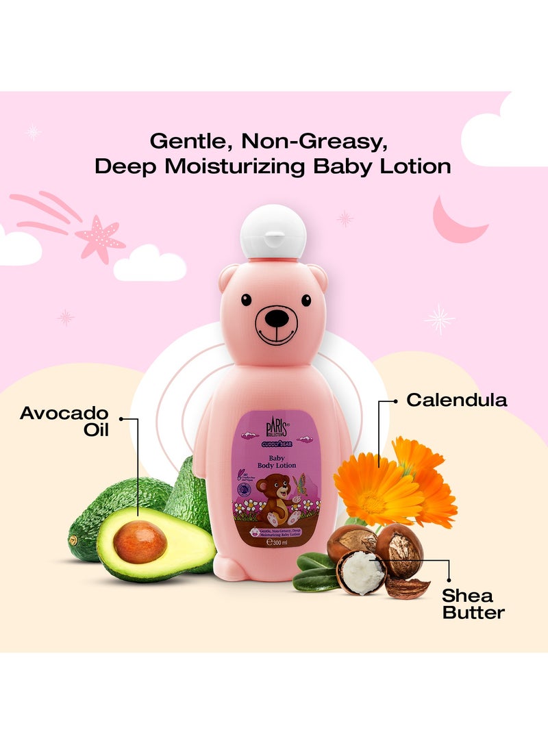 Paris Collection لوشن جسم للأطفال - 300 مل | لطيف | غير دهني ومرطب عميق - Image 3