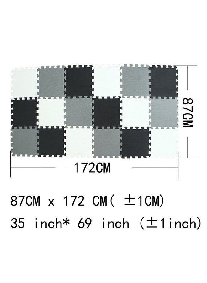 MQIAOHAM 18 Pieces Puzzle Play Mats Soft Baby Play Mat Kids Interlocking Foam Floor Tiles Toddlers Carpet Playmats G301018101104112 - Image 3