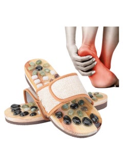 Y&D Foot Massager Slippers, Reflexology Massage Shoe, Unisex Slipper Pebble Stimulated Pressure Points for Men and Women 42 Size  - Image 4