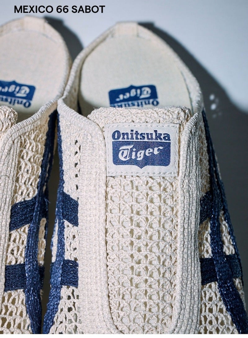 Onitsuka Tiger Sabot Slip-On Athletic Sandals - Brown/Green for Men/Women/Students - Image 5