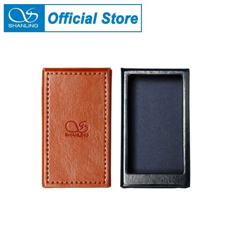 Shanling UP6 Scratch and Shock Resistant Leather Protective Case for Up6, Blue - Image 2