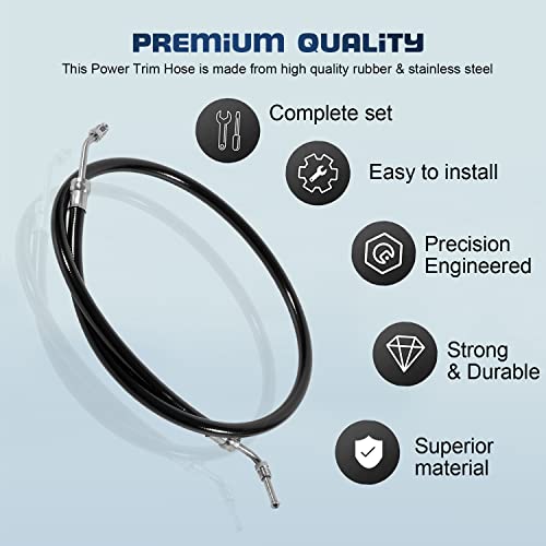 Camoo 18-2436 Power Trim Hose for Mercruiser Stern Drives Replaces for Mercury Marine 32-861128 - Image 3