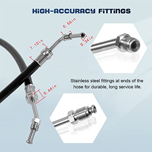 Camoo 18-2436 Power Trim Hose for Mercruiser Stern Drives Replaces for Mercury Marine 32-861128 - Image 4