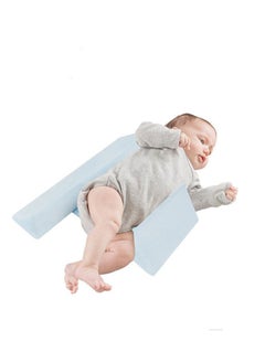 MIRFA Baby Side Safer Sleeper Adjustable Wedge With Removable Anti Roll Positioner (Blue)  - Image 1