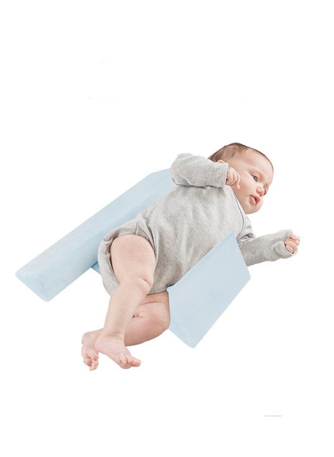 MIRFA - Baby Side Safer Sleeper Adjustable Wedge With Removable Anti Roll Positioner (Blue) - Image 1