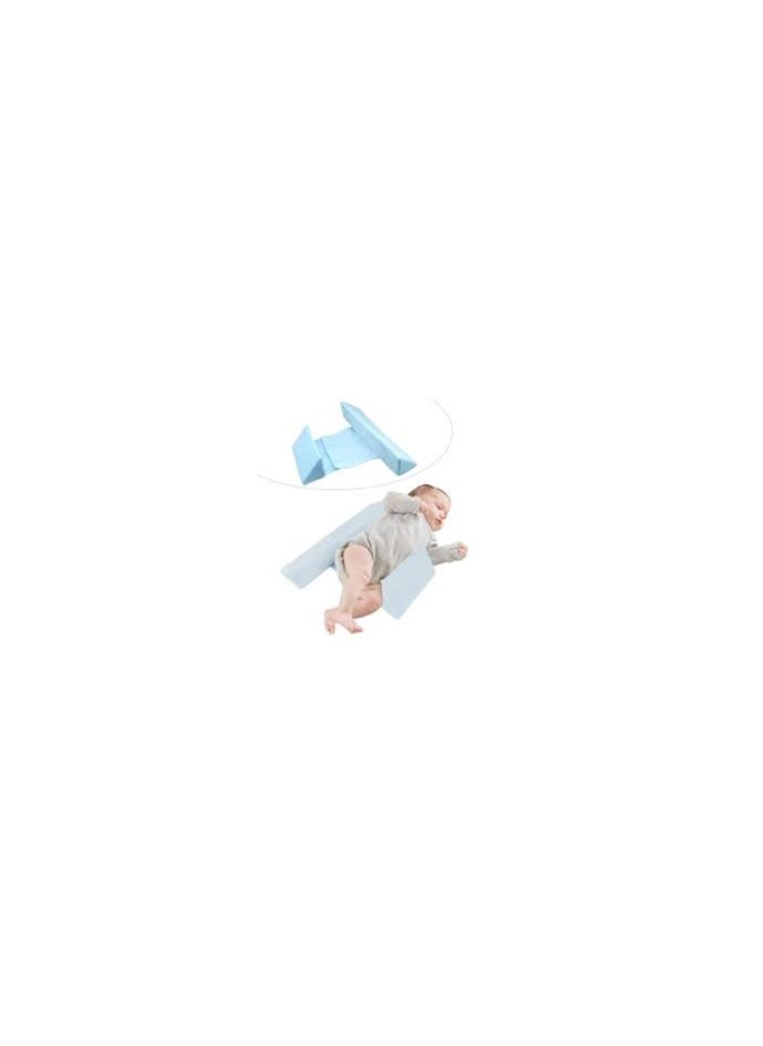 MIRFA - Baby Side Safer Sleeper Adjustable Wedge With Removable Anti Roll Positioner (Blue) - Image 1
