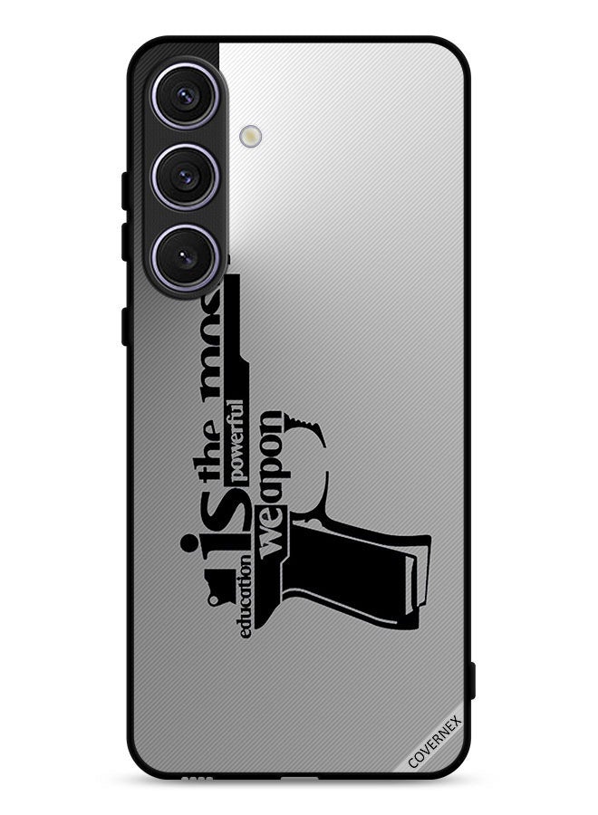 Covernex Samsung Galaxy S25 FE Protective Case Cover Education Is The Most Powerful Weapon - Image 1