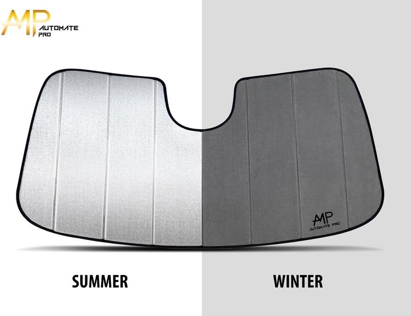 AutoMate Pro Custom Fit Windshield Foldable Sunshade for 2025 2026 Toyota Camry Sedan Compact Reflective Sun Shade Block UV Rays Visor Protector Folding Insulation Accessories Made in USA - Image 5