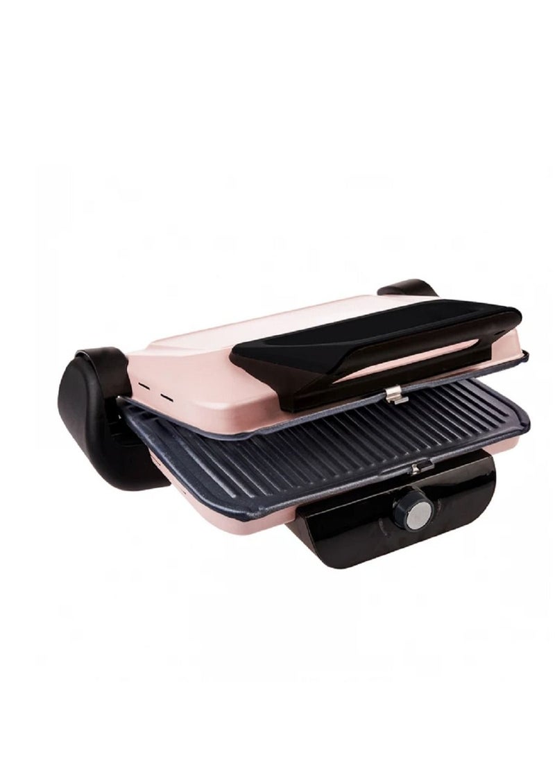 Karaca - Pearly Pink Grill and Toaster Panini Press - Image 1