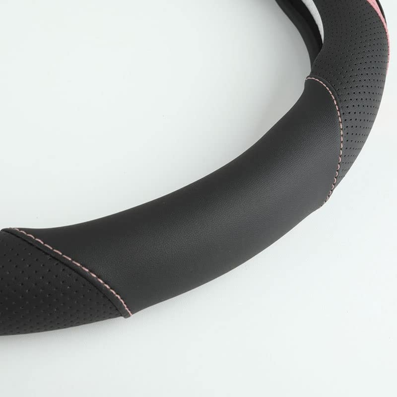 Car Steering Wheel Cover, Leather Steering Wheel Cover Universal 14.5-15 Inch Microfiber Leather Anti-Slip Breathable Auto Steering Wheel Covers for Men Women and - Image 5
