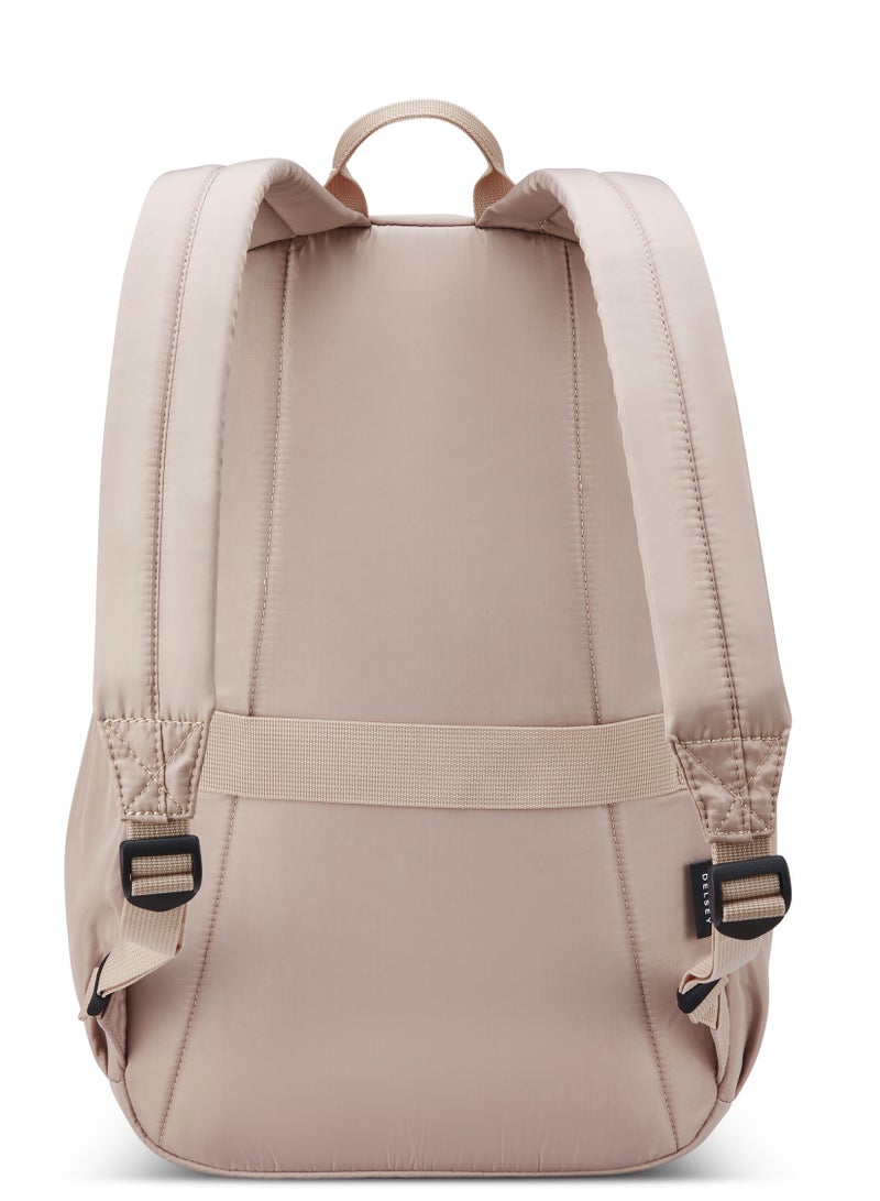 DELSEY PARIS SUNNY 1 Backpack Beige, 15.6 Inch Laptop Backpack, Stylish Work & Travel Bag with Padded Laptop Compartment, Multiple Pockets, Comfortable Straps & Zip Closure - Image 4