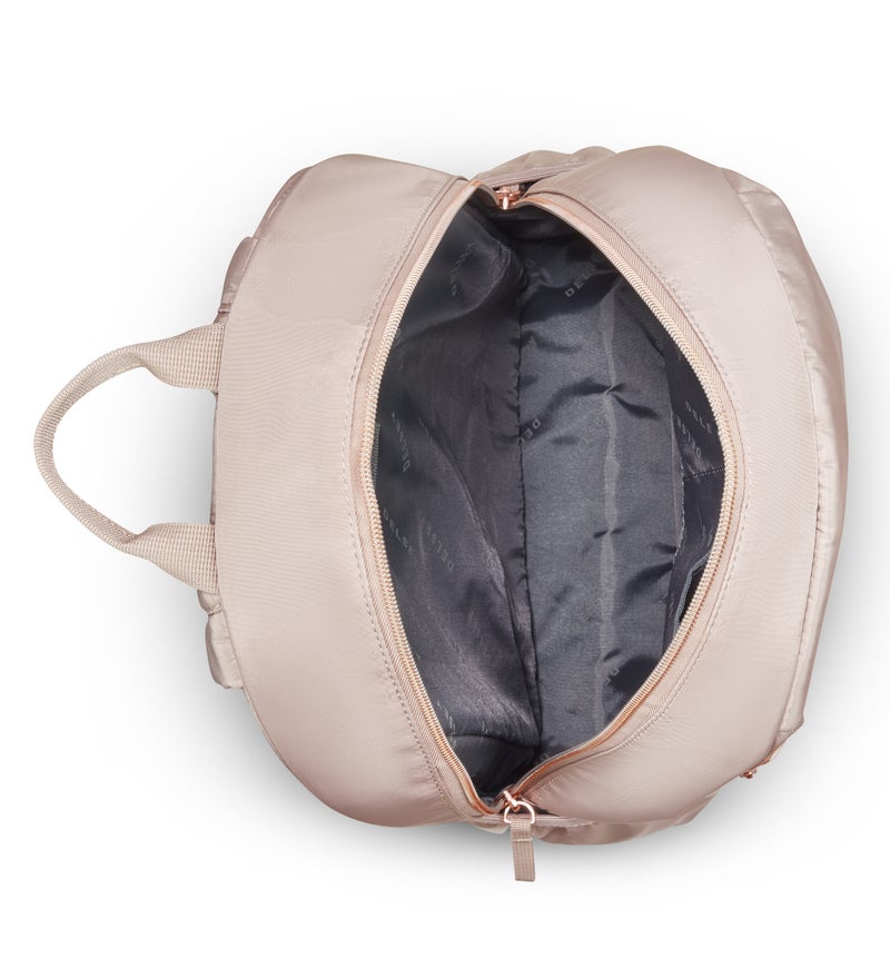 DELSEY PARIS SUNNY 1 Backpack Beige, 15.6 Inch Laptop Backpack, Stylish Work & Travel Bag with Padded Laptop Compartment, Multiple Pockets, Comfortable Straps & Zip Closure - Image 3