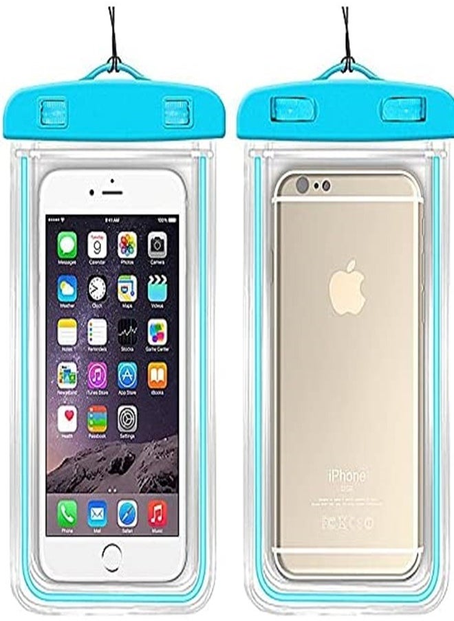 Waterproof case, handheld, with touch technology, up to a depth of 40 meters