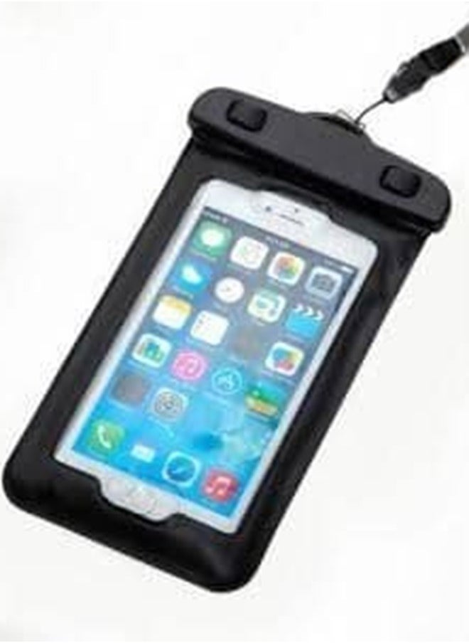 Waterproof case, handheld, with touch technology, up to a depth of 40 meters