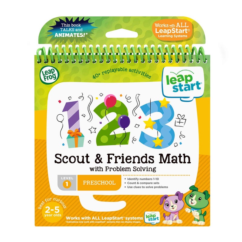 LeapFrog LeapStart 3D Scout and Friends Math Book - Image 3
