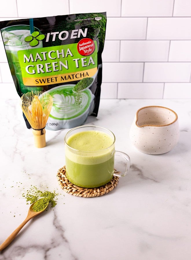 Ito En Matcha Green Tea, Sweet Powder, 17.5 Ounce (Pack of 1), Sweetened Green Tea Powder - Image 3