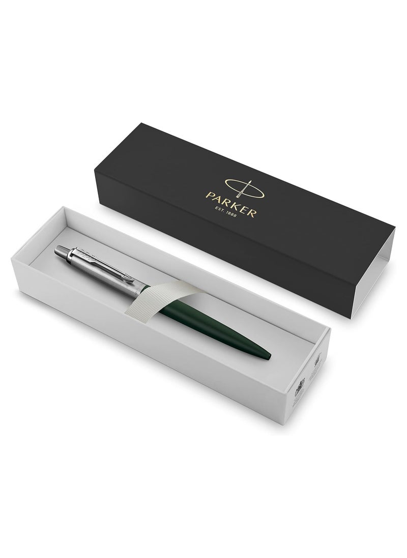 Parker Pen Company - Parker Jotter XL Ballpoint Pen, Greenwich Matte Green, Chrome Trim, Medium Point, Blue Ink, Gift Box | 10410 - Image 1