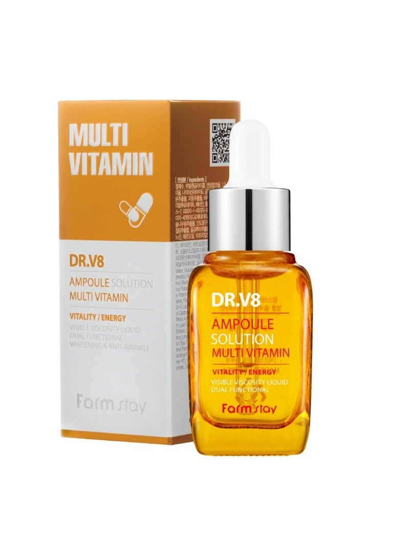 Farm Stay DR-V8 Multi Vitamin Ampoule Solution 30ml - Image 3