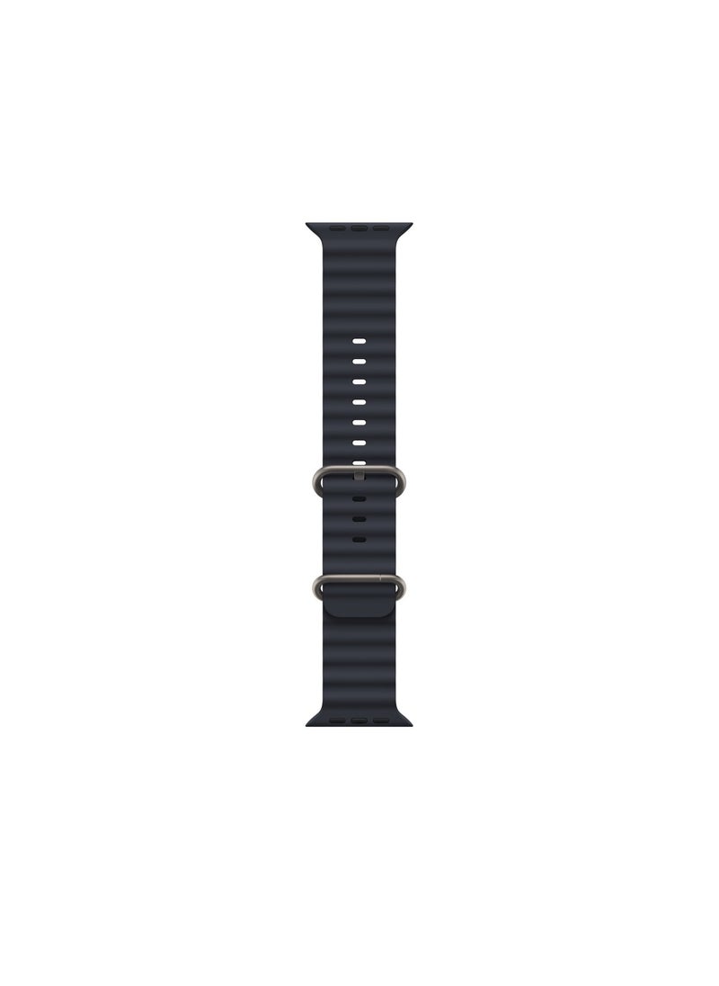 Generic - Ocean Silicon Rubber Strap For Apple Watch Ultra 49mm 45mm 44mm And 42mm - Image 1