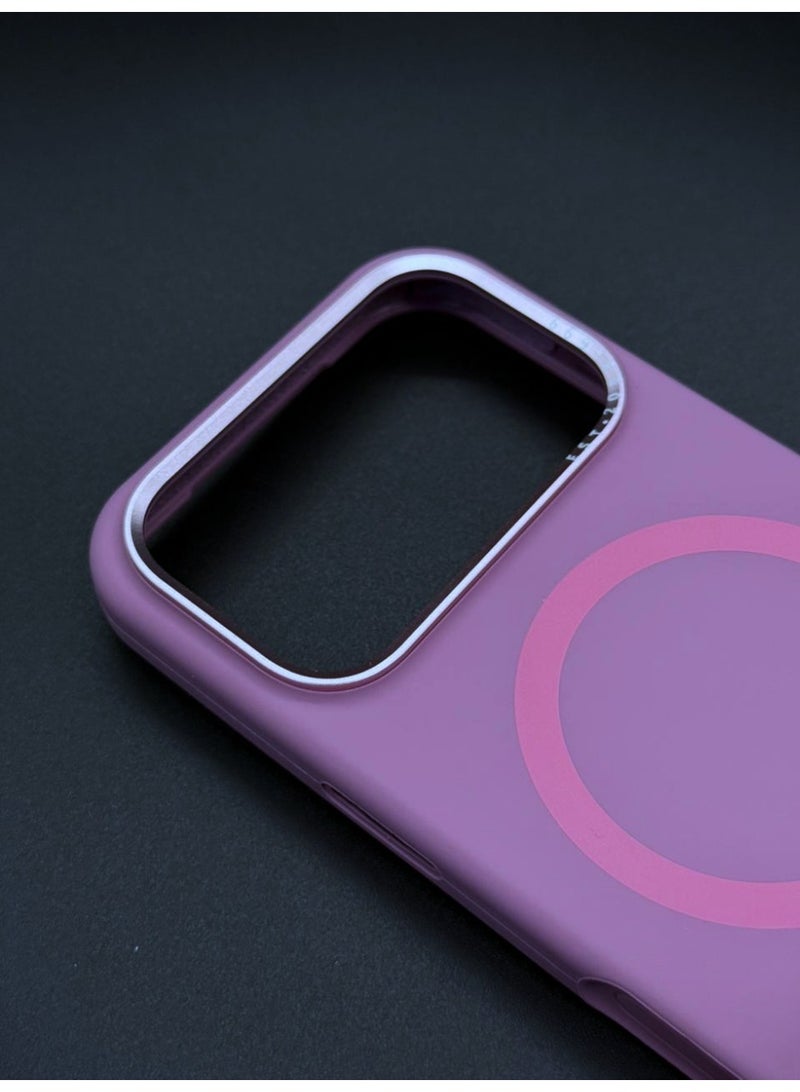 general Premium Silicone MagSafe Case for iPhone 17 Pro Max – Slim, Shockproof, Magnetic Wireless Charging Compatible Protective Cover (Light Purple) - Image 2