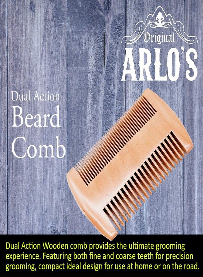 Arlo's 5-PC Mens Premium Beard Grooming Kit w/ Coconut Beard Oil 2.5oz Beard Oil, Beard Brush, Beard Comb, Beard Scissors & Carry Bag - Image 5