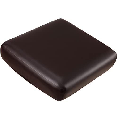 Fuloon Fuloon Faux Leather Couch Cushion Slipcover Waterproof Stretch Covers for Sofa RV Chair Seat Cover Individual Loveseat Couch Cushion Replacement PU Leather Sofa Slipcovers1 Pack Brown