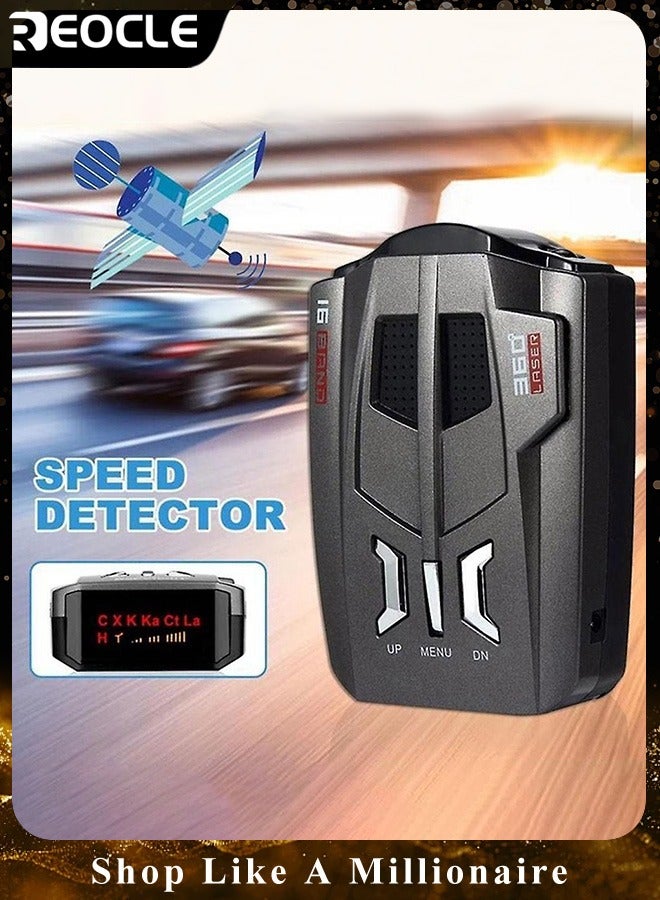 REOCLE Radar Detectors for Cars, Radar Detector with Automatic 360 Degree Detection, Vehicle Speed Alarm System, City Highway, Led Display, Voice Prompt Speed - Image 1