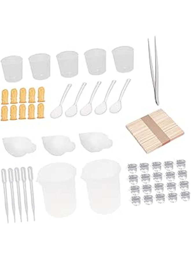 101pcs Epoxy Mixing Kit With Stirring Rod Cups Tweezers For Crafts - Image 1