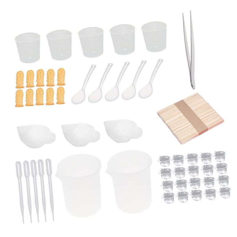 101pcs Epoxy Mixing Kit With Stirring Rod Cups Tweezers For Crafts - Image 2