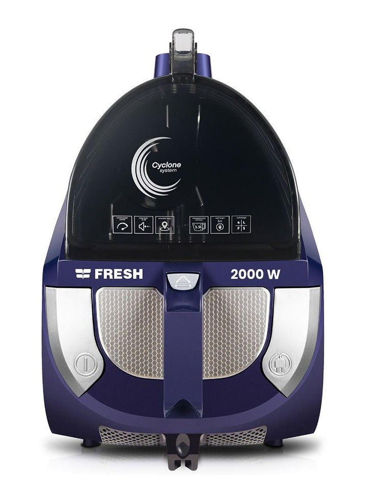 Fresh Vacuum Cleaner Matrix 2000 Watt Bagless -Multi colors - Image 1