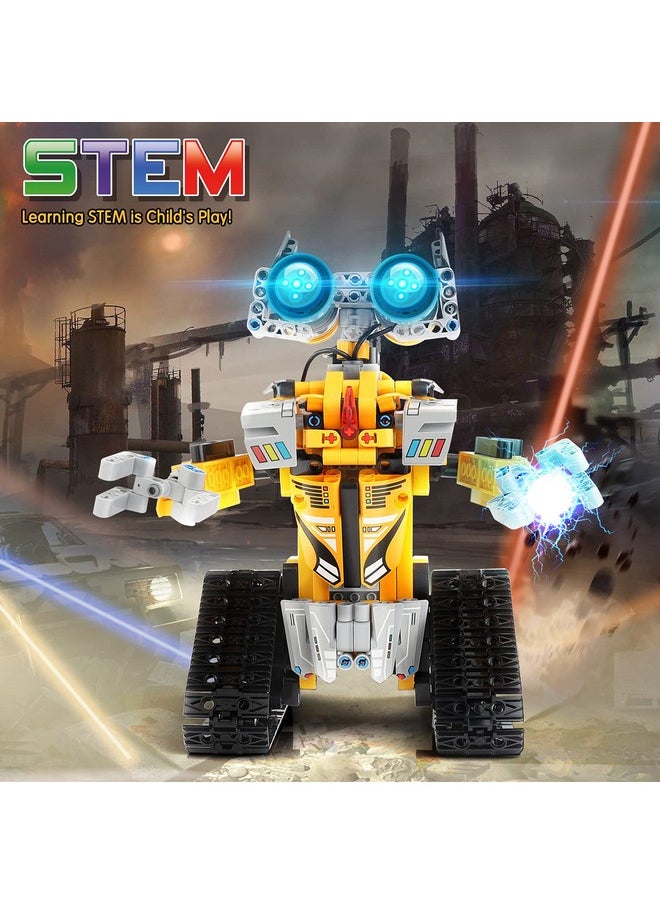 Sillbird Sillbird Robot Building Kit with Remote Control STEM Gifts for Boys Age 8-13, Coding Buildable Robotic Technic Toys for Kids Birthday with 468 Pieces  - Image 4